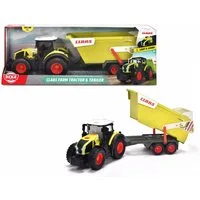 Dickie Toys Spielzeug-Traktor CLAAS mit Anhänger, mit Licht und Sound
