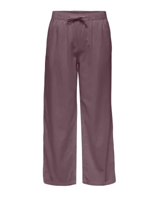 ONLY - ONLGOA MW LIN BL PULL-UP CULOTTE CC PNT Rose Brown - Gr. - S