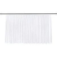 Gerster Gardine Jody (1 St), Kräuselband, transparent, Voile, Fertig konfektionierter Store aus Voile