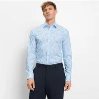 OLYMP Langarmhemd No 6 six super slim, Kentkragen, Businesshemd