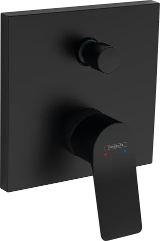 Hansgrohe Wannenmischer Unterputz Vivenis F-Set m.Sicherungskombi. mattschwarz, 75416670 75416670