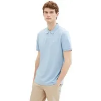 TOM TAILOR Poloshirt mit farblich hervorgehobener Knopfleiste