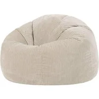 icon Sitzsack Sitzsack Erwachsene aus Cord flauschig „Kingston“, 85x50cm, Made in Germany, für Erwachsene & Kinder, mit Füllung