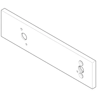 Dornbracht eVALVE Rosette 091102133-08 091102133 240 x 60 x 9 mm platin