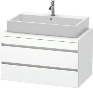 Duravit DuraStyle Konsolenwaschtischunterbau wandhängend Weiß Matt 900x548x512 mm - DS531801818 DS531801818