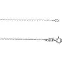 Smart Jewel Kette ohne Anhänger Ankerkette diamantiert, Silber 925