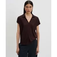 someday Poloshirt Kendri aus Viskose mit fließendem Fall Leichte Transparenz für feminine Looks