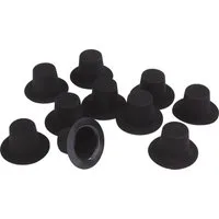 HobbyFun Puppenkleidung Miniatur Zylinder, 10 Stück