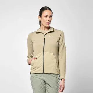SALEWA - Puez Merino Durastretch Kapuzenjacke Damen - Beige (Gr.38)