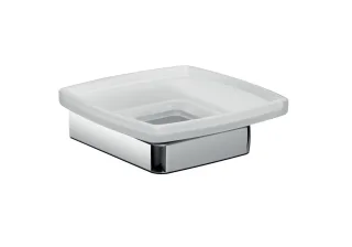 emco trend Seifenhalter Glasteil satiniert, chrom,023000100 023000100