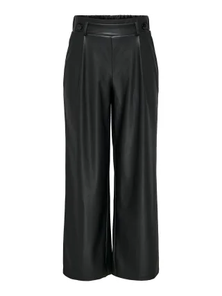 JDY - JDYSOYA GEGGO PU PANT JRS NOOS Black - Gr. - 32