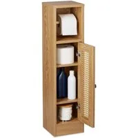 relaxdays Toilettenpapierhalter stehend Holzoptik