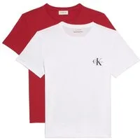 Calvin Klein Jeans T-Shirt MONOLOGO CN 2 PACK TEE (Packung, 2-tlg., 2er-Pack), Logoschriftzug