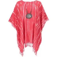 Guru-Shop Longbluse Batik Kaftan, Ibiza-Style Tunika, Boho.. alternative Bekleidung