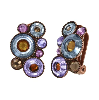 konplott - Ohrstecker - Donutissima blau/lila