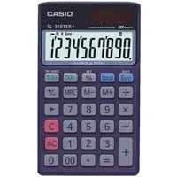 CASIO Taschenrechner SL-310TER+, 10-stellig, mit Schutztasche