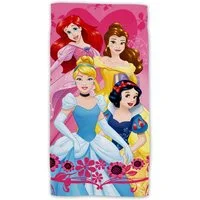 Disney Strandtuch Princess Baumwolle Frottee Badetuch mit Premium Druck, 70x140 cm