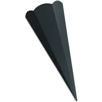 itenga Schultüte Schultüten-Zuschnitt 6-eckig, 68cm SCHWARZ - Schultüten Rohling zum Ba