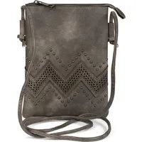 styleBREAKER Mini Bag Mini Umhängetasche mit ZickZack Cutout und Nieten (1-tlg)