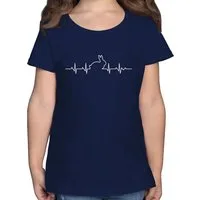 Shirtracer T-Shirt Herzschlag Hase Tiermotiv Animal Print
