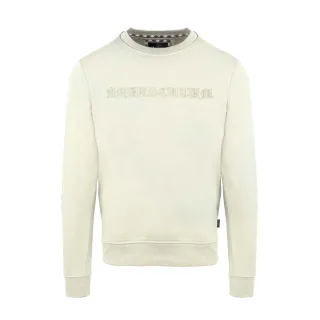 Aquascutum - Sweatshirt für Herren, Gerippter Kragen (Butterfarben)