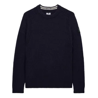 Weekend Offender - "Zagreb" Sweatshirt für Herren, Wollmischung (Marine)