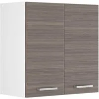 Vicco Hängeschrank R-Line, Grau/Weiß, 60 cm (1-St)