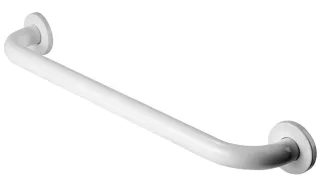 Neuesbad Serie 91 Stützgriff 600mm, Wandmontage, Edelstahl 201, Oberfläche weiss NB1DENIV641C1