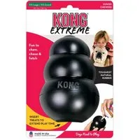 KONG Kauspielzeug KONG Classic XXL, schwarz, Kauspielzeug aus Naturkautschuk für Hunde