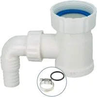 tecuro Siphon Anschlusszwischenstück 1 1/2 Zoll für Spülensiphon