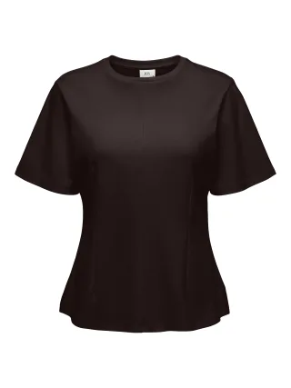 JDY - JDYEVA S/S TOP JRS Black Coffee - Gr. - XS
