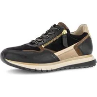 Gabor Keilsneaker Freizeitschuh, Halbschuh, Schürer, Kontrastbesätze, Weite H