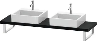 Duravit DuraStyle Konsole Eiche Schwarz Matt 800x480x45 mm - DS101C01616 DS101C01616