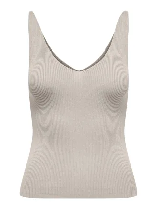 JDY - JDYNANNA S/L TOP KNT NOOS Pumice Stone - Gr. - XL