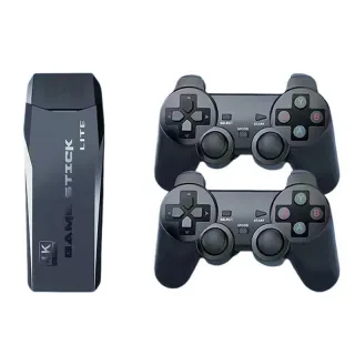 128G TV Game Stick Kit Built-in 40000+ Games 4K HD Retro Television Gaming Console Wireless 2.4GHz Controller Support HD