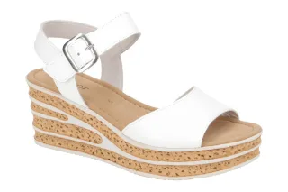 Gabor 84.651.21 Damen Riemchen Sandalette in Wei? - Leicht und Flexibel