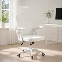 ANYSUN Bürostuhl ergonomisch Drehstuhl mit Rollen Büro Schreibtischstuhl (Bürostuhl Einzelstück für Büro- und Home-Office Nutzung), Ergonomischer Gamingstuhl Home Office Mesh Rücken Kopf- Lendenstütze