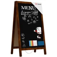 ALLboards Standtafel ALLboards Kundenstopper mit lackiertem Holzrahmen Werbetafel