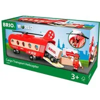 BRIO® Kinderfahrzeug-Schienen BRIO 63388600 Eisenbahn-Transporthubschrauber, ab 3 Jahre, Holz