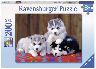 Ravensburger Puzzle 12823 - Niedliche Huskys [200 Teile]