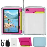 BUFO 10 Zoll Android 16, 24(3+21)GB RAM+64GB, 1280x800 HD IPS, Kinder Tablet (10", 64 GB, Android 16, WiFi 6, Robuste Schutzhülle, Vorinstallierte Lernapps, GMS-Zertifizierung)