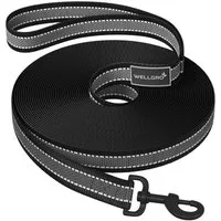 Wellgro Hundeleine Schleppleine Anti-Slip reflektierend