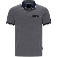 Hajo Poloshirt Poloshirt in Herren Übergröße von Hajo, blau