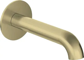 Neuesbad Serie 600 Badewannen Auslauf 160mm, gold gebürstet NB1DENQS_R80K1