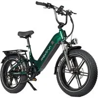 Vankel E-Bike Cityrad Camel E-Fahrrad Damen u. Herren 864WH Pedelec, 48V 18AH 120 km, Kettenschaltung, Heckmotor, 864 Wh, (Beleuchtungsset mit Batterieladegerät, Batterieschlüssel, Werkzeug), Fatbike E-Bikes 250W, 120km Reichweite, 20×4.0" Reifen