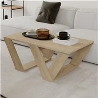 Decortie Couchtisch Pipra, Moderner Couchtisch, 110 x 60 x 40 cm