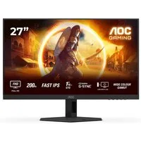 AOC Gaming 27G4HRE - 27 Zoll Full HD, 200 Hz, 1 ms, G-Sync comp., HDR10 (1 TFT-Monitor (1920 x 1080 px, Full HD, 1 ms Reaktionszeit, 200 Hz, Fast IPS, Adaptive-Sync, Lautsprecher, HDR, Kopfhörerbuchse)