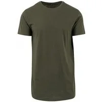 Build Your Brand Rundhalsshirt Shaped Long Herren T-Shirt