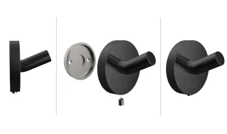 emco round Mantelhaken schwarz, 437513300 437513300