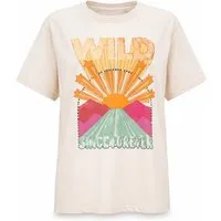 Freeman T. Porter Kurzarmshirt Suria Suncatcher T-Shirt Damen - T-Shirt Damen - Bedrucktes Kurzarmshi